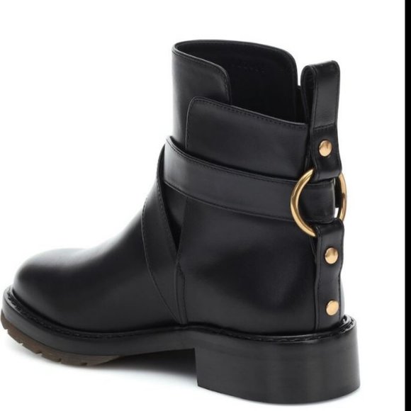 NIB Chloe "Franky" ankle boot, **Navy color** size 39 - Picture 3 of 16